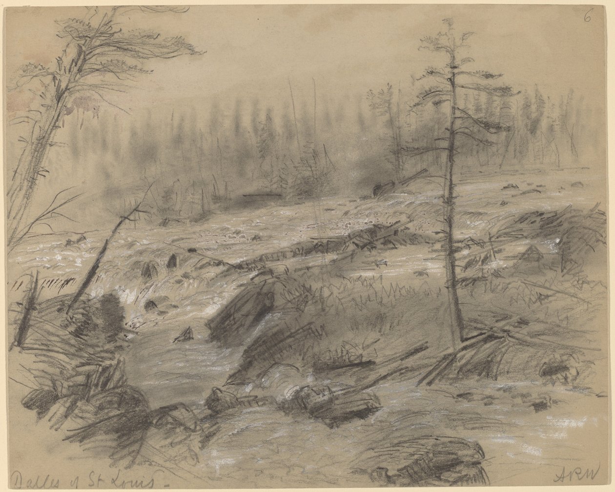 Les Dalles de Saint-Louis - Alfred R. Waud