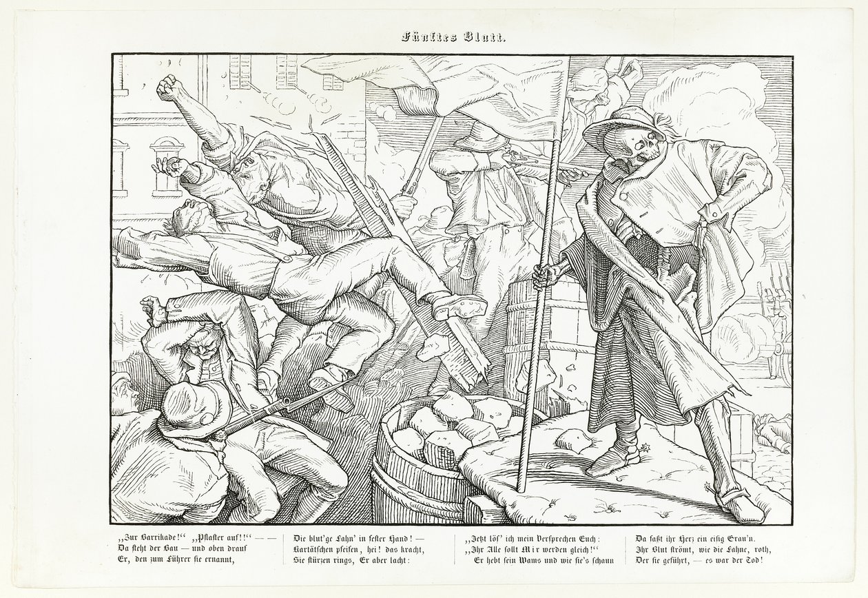 Auch ein Todtentanz, planche V - Alfred Rethel