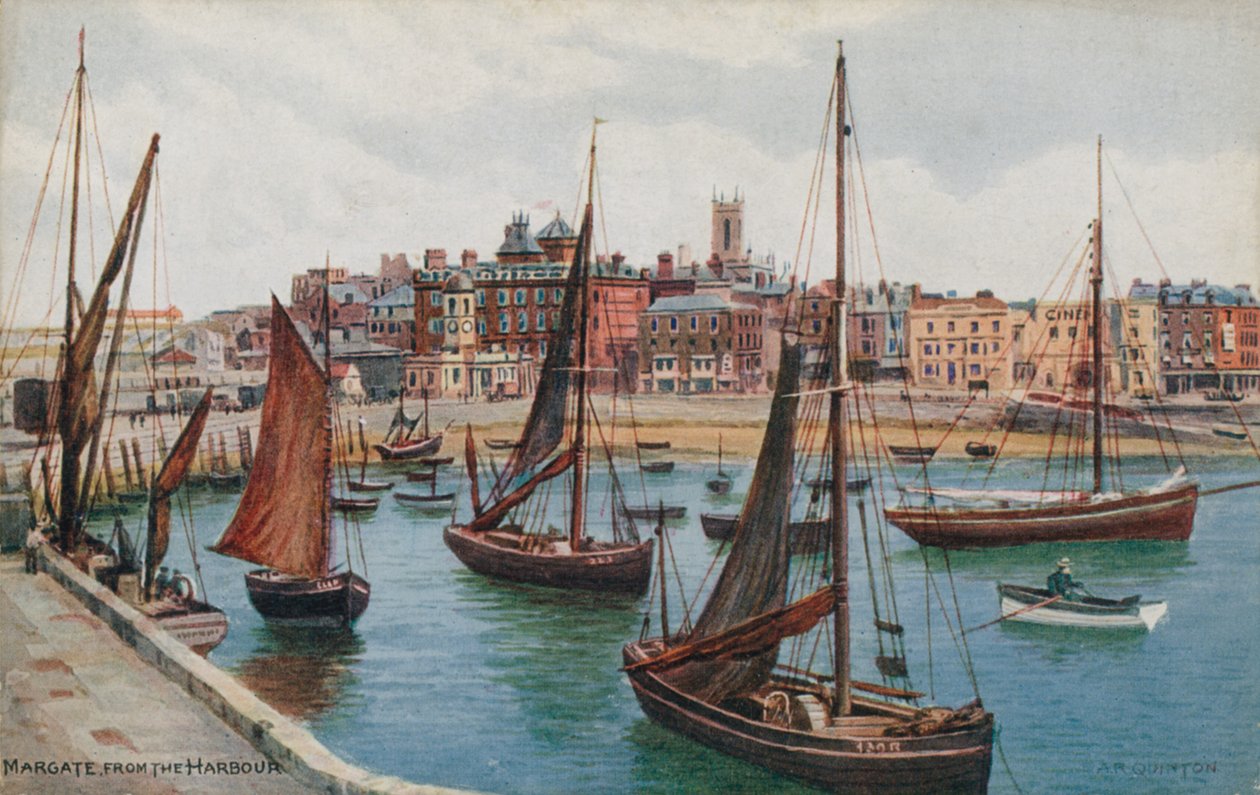 Margate, depuis le port - Alfred Robert Quinton