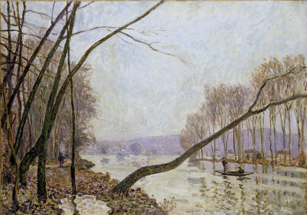 Rive de la Seine en automne - Alfred Sisley