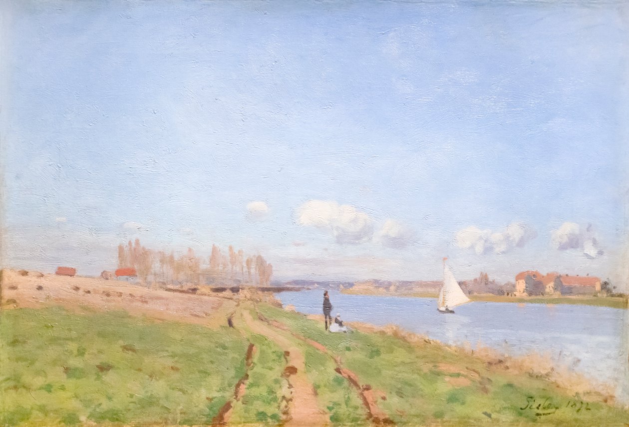 Rives de la Seine à Argenteuil - Alfred Sisley