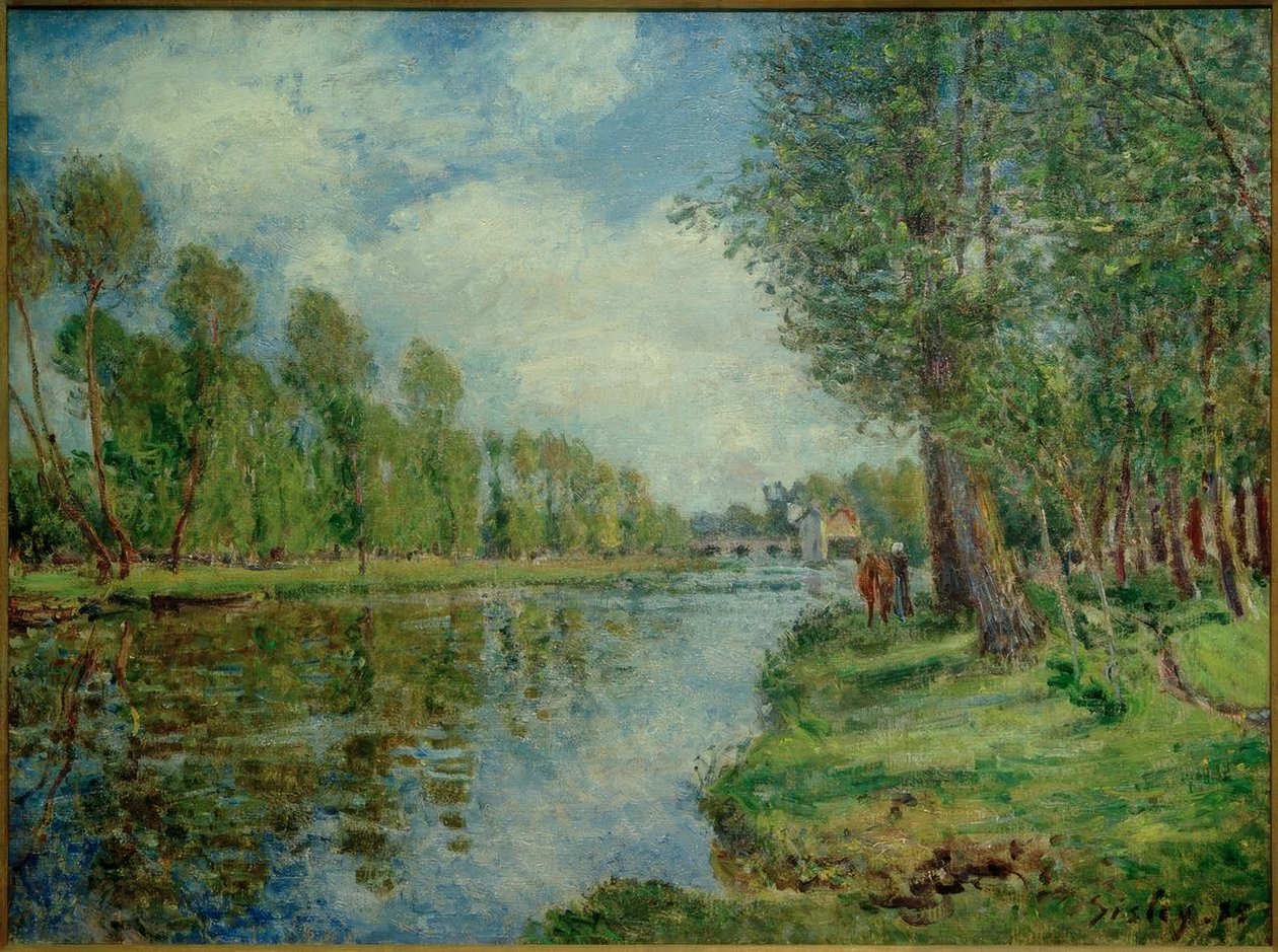 Bords du Loing - Alfred Sisley