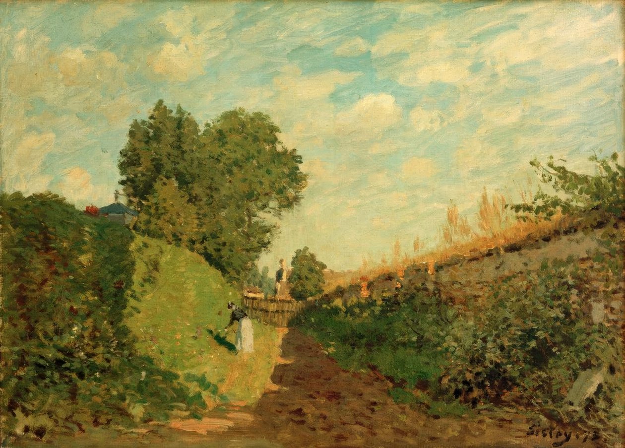 Le jardin - Alfred Sisley