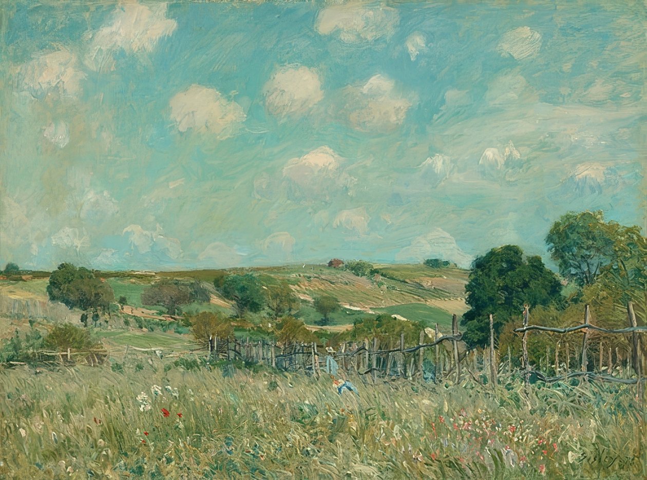 La Prairie. 1875 - Alfred Sisley