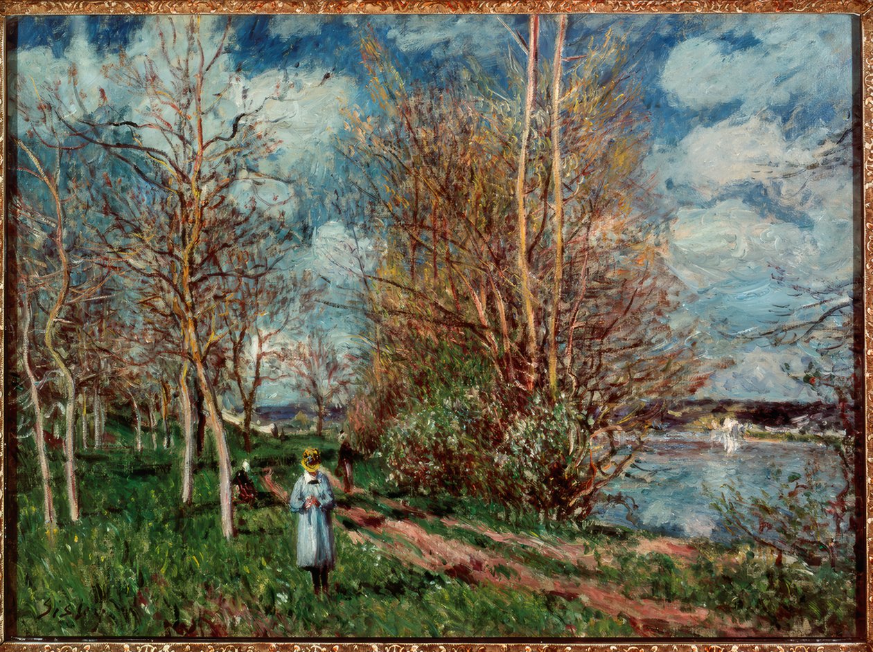 Les petites prairies au printemps - Alfred Sisley
