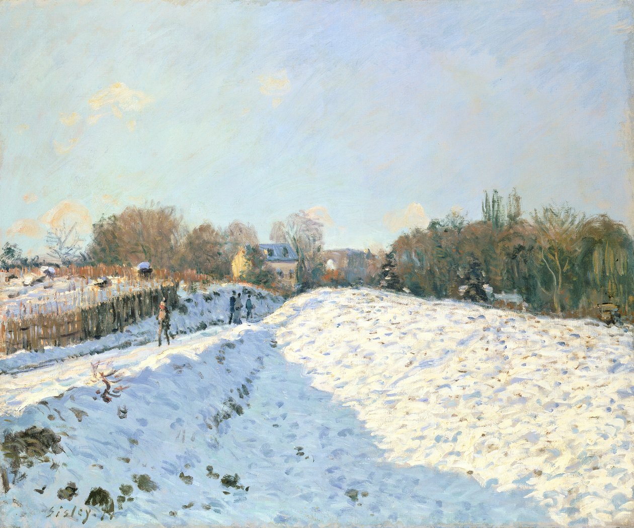 Effet de neige à Argenteuil, 1874 - Alfred Sisley