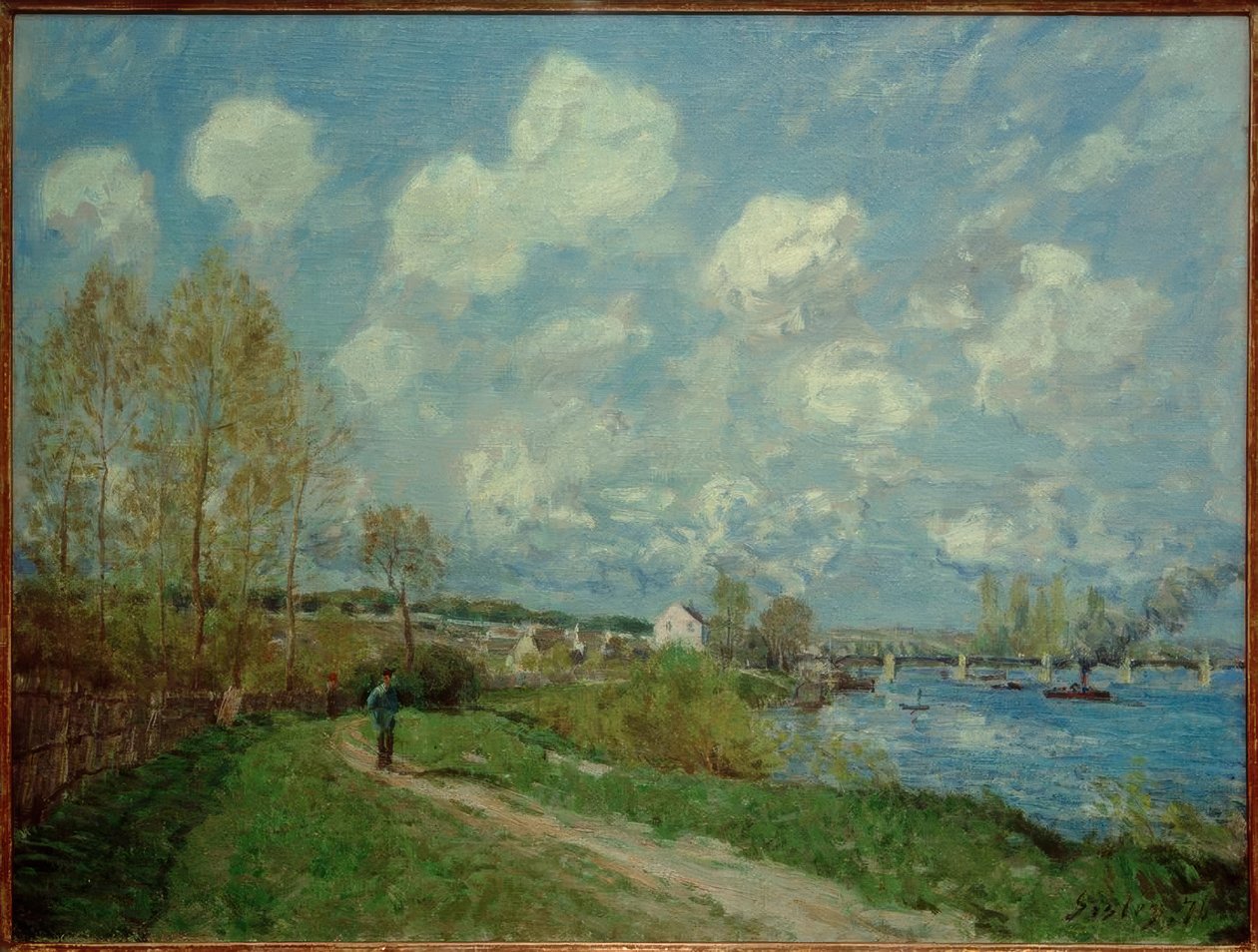 Été à Bougival - Alfred Sisley