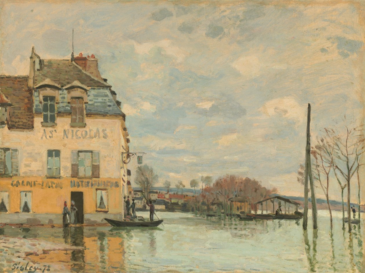 Inondation à Port-Marly, 1872 - Alfred Sisley