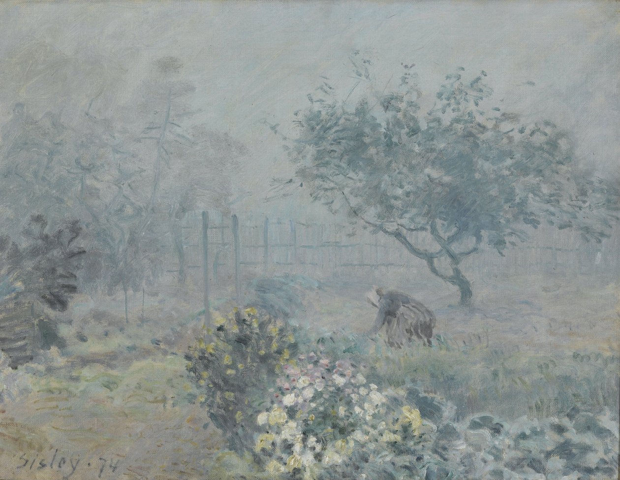 Brouillard, Voisins, 1874 - Alfred Sisley