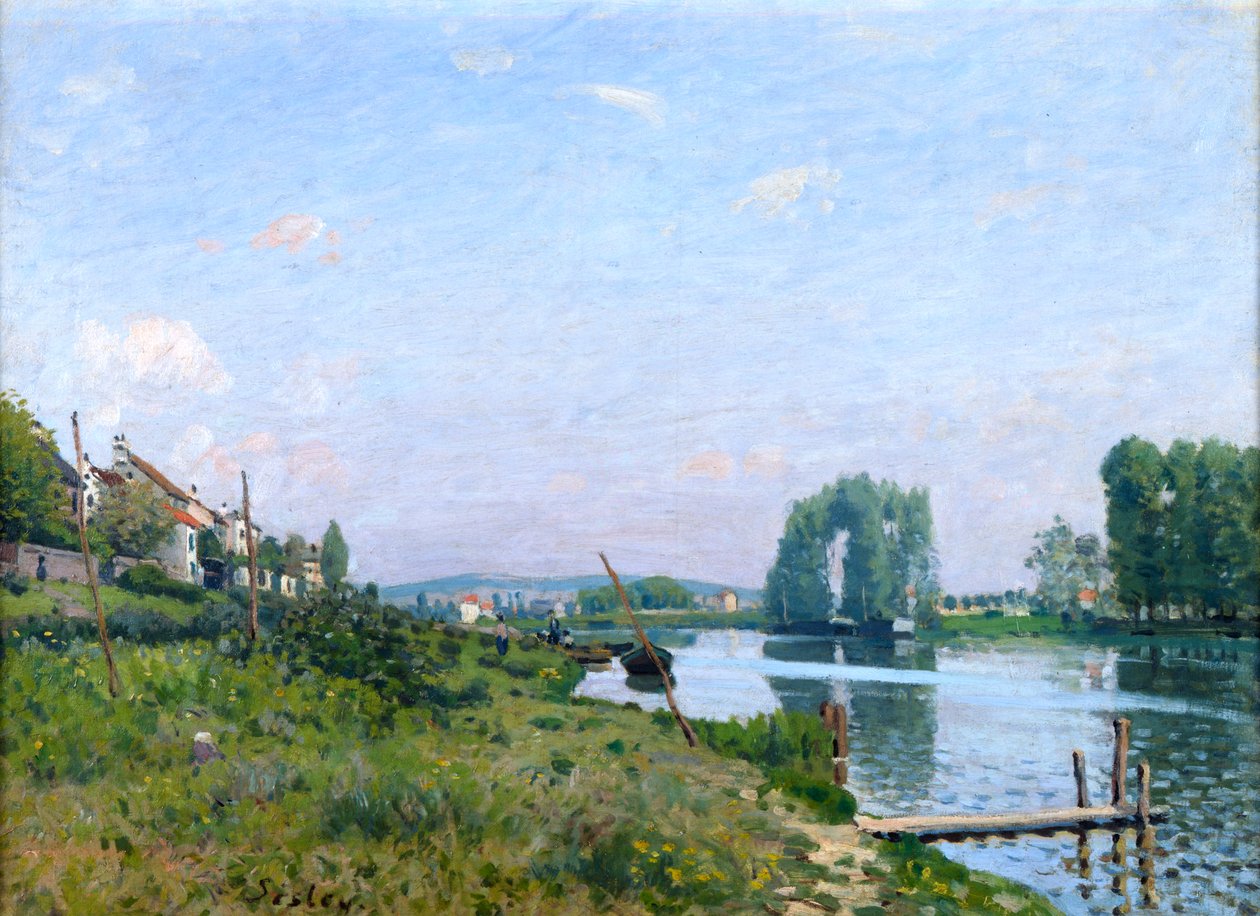 Île Saint-Denis, 1872 - Alfred Sisley