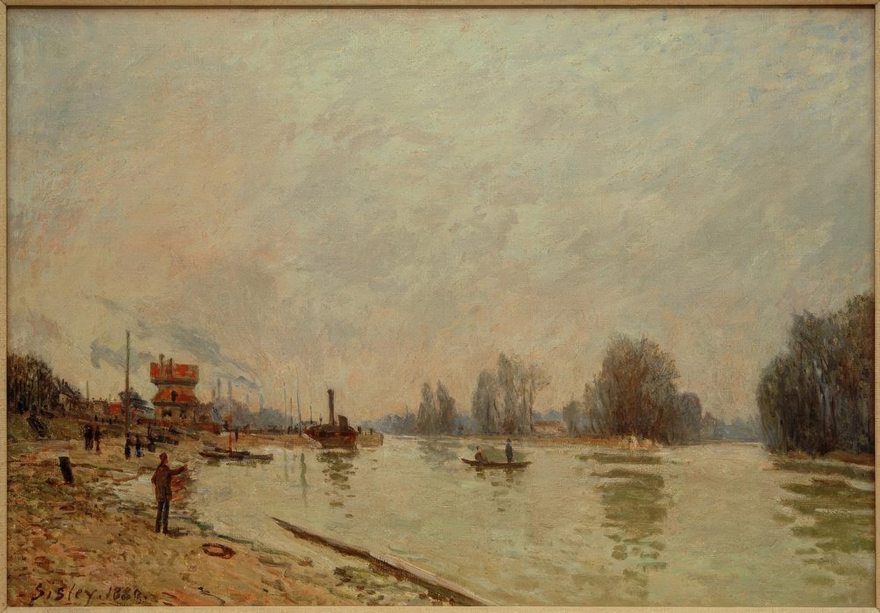 La Seine à Suresnes - Alfred Sisley
