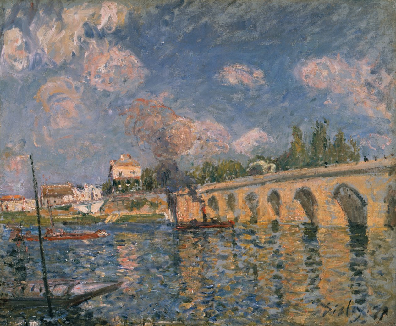 Le Pont de Sèvres - Alfred Sisley