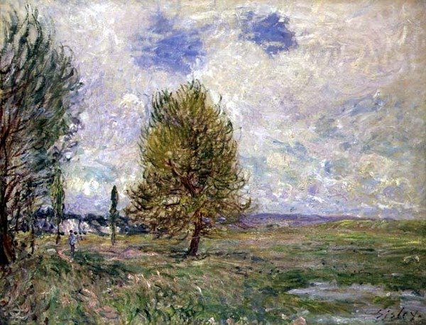 Plaine à Veneux - Alfred Sisley