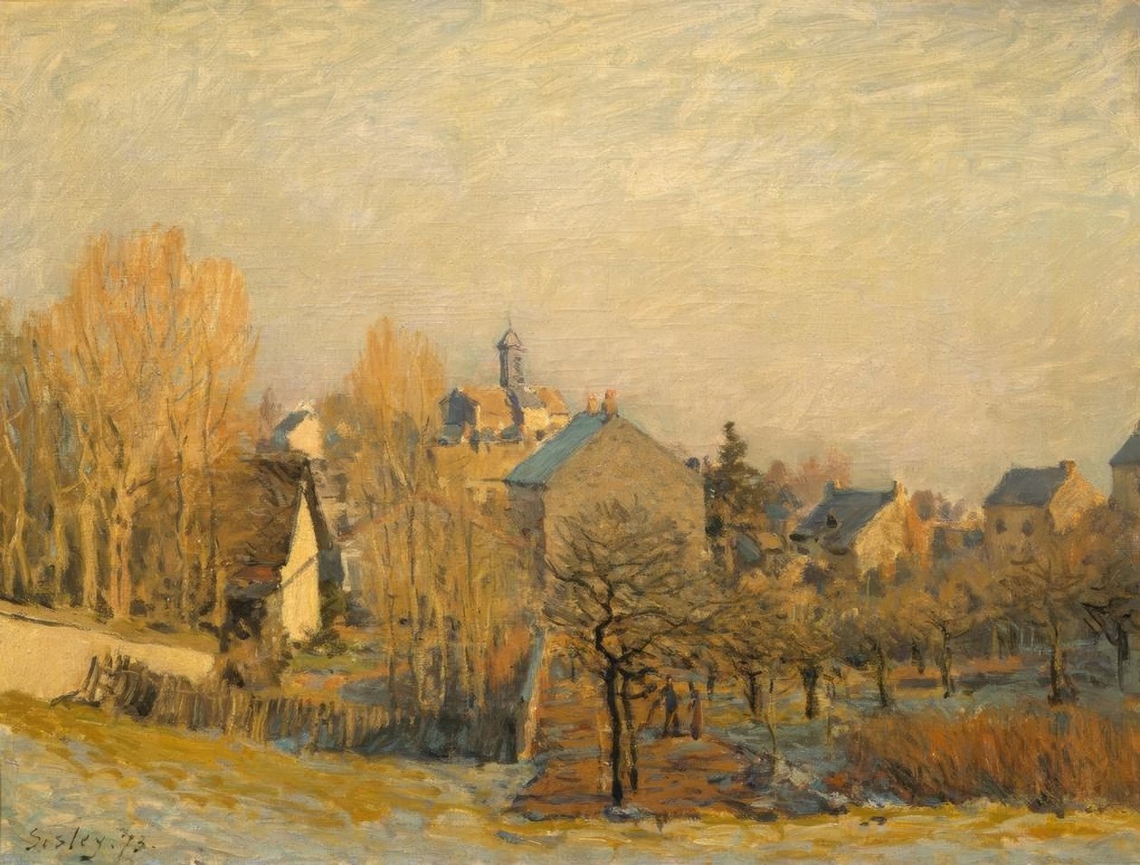 Givre à Louveciennes - Alfred Sisley