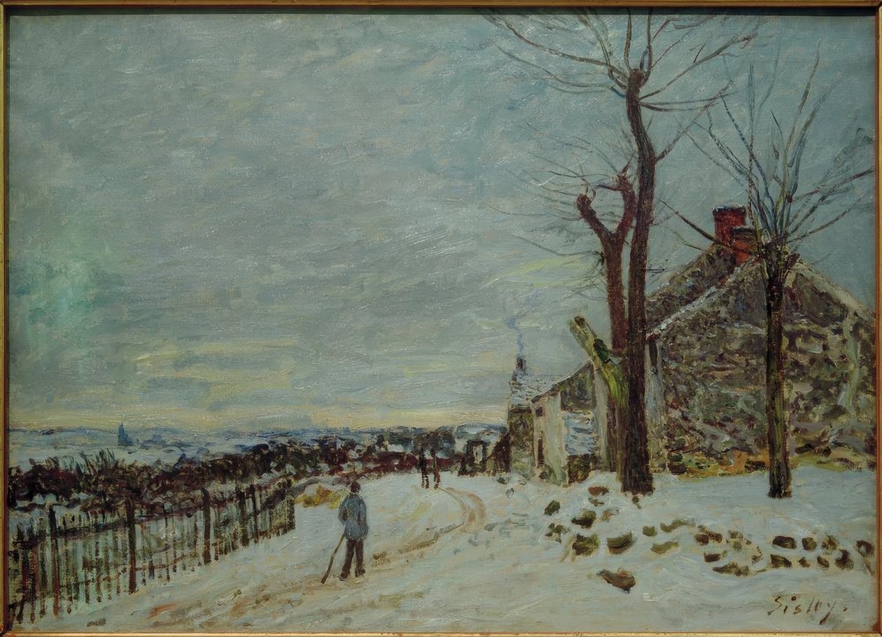 Temps de neige à Veneux-Nadon - Alfred Sisley