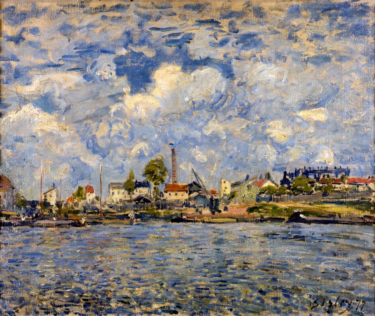 La Seine à Point du Jour, 1877 - Alfred Sisley