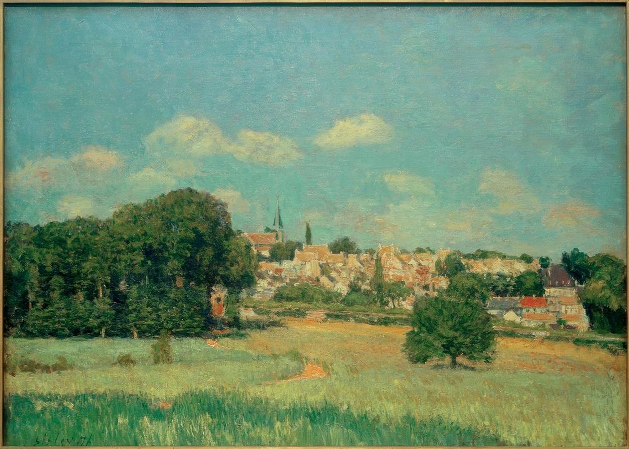 Vue de Marly-le-Roi, effet de Soleil - Alfred Sisley