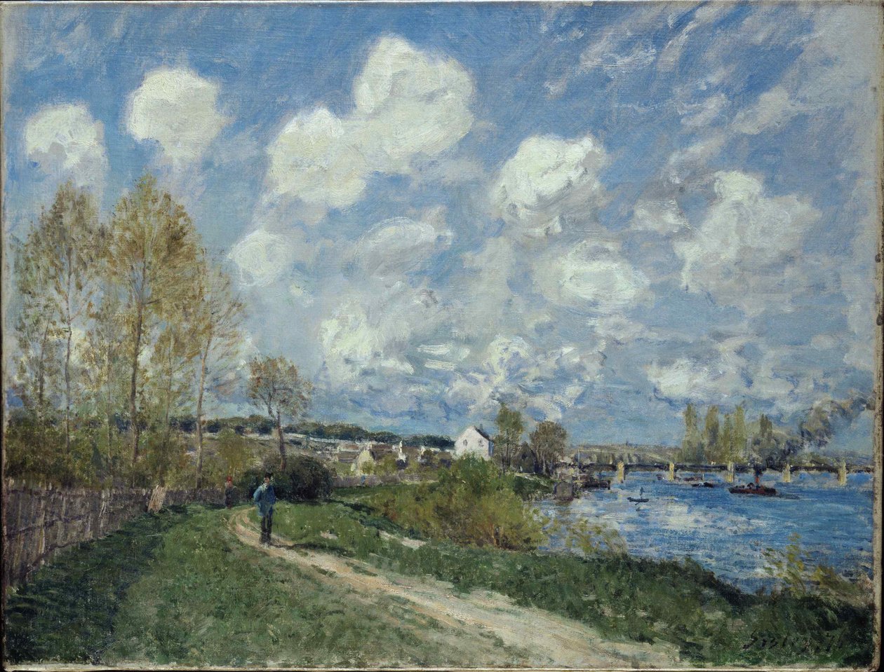 Été à Bougival, 1876 - Alfred Sisley
