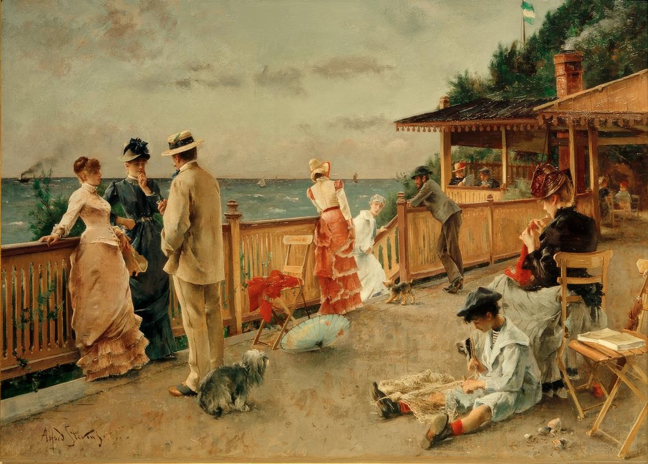 A. Stevens, Villa des Falaises, Sainte-Adresse - Alfred Emile Stevens