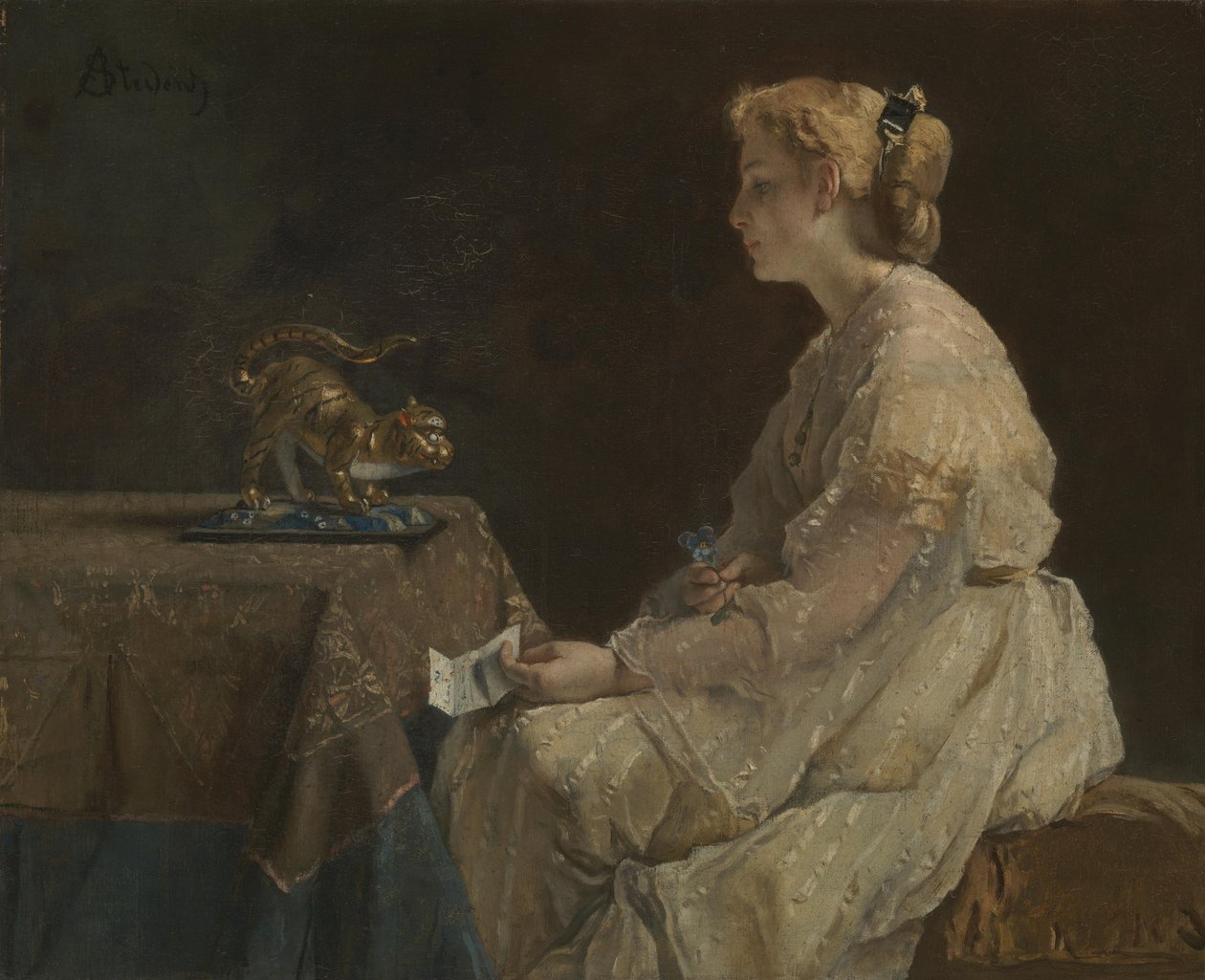 Le Présent, vers 1870 - Alfred Emile Stevens