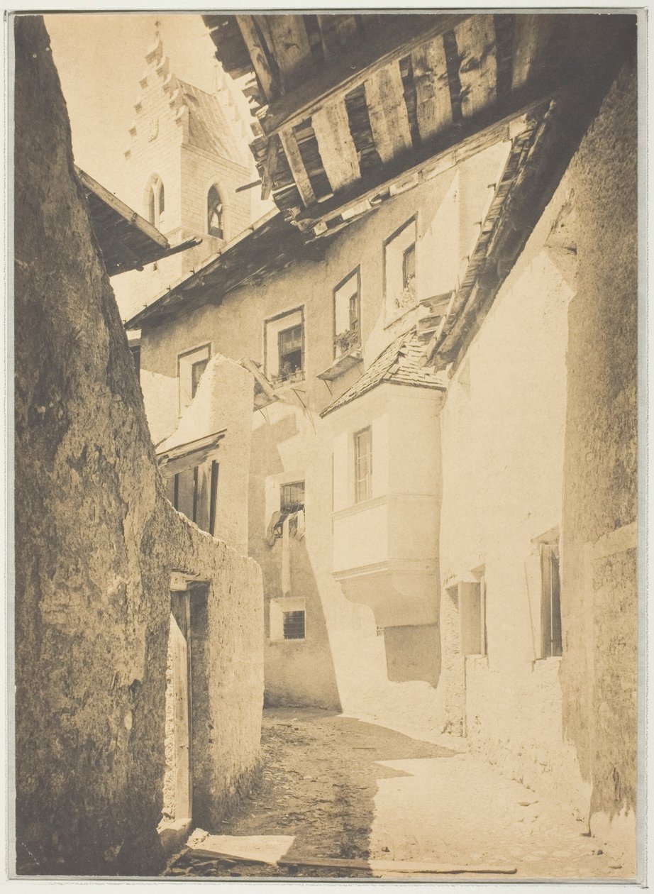 Une rue à Sterzing, Le Tyrol - Alfred Stieglitz