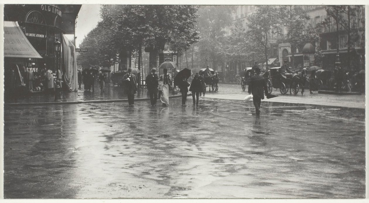 Un jour de pluie sur le boulevard, Paris - Alfred Stieglitz