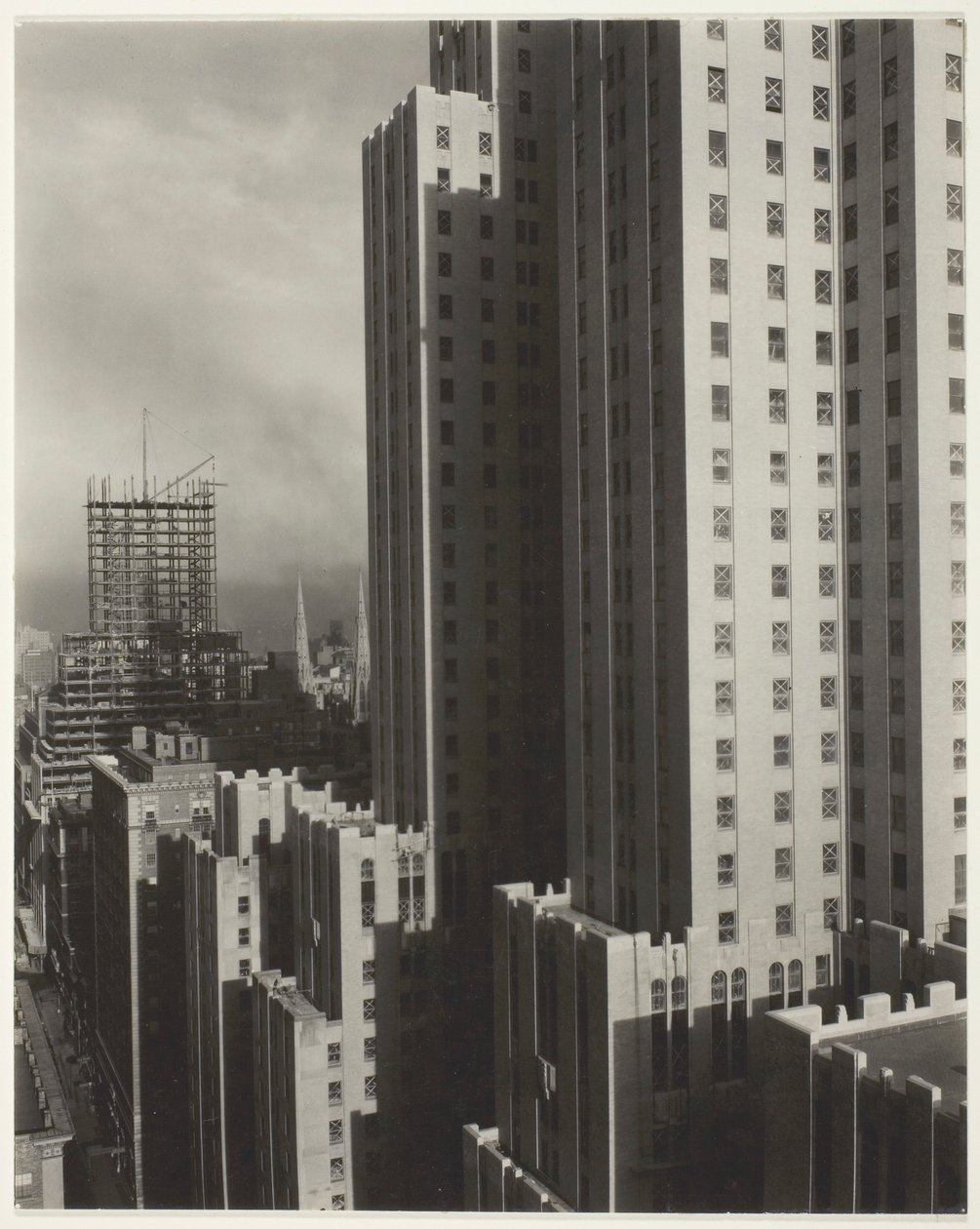 De ma fenêtre au Shelton, Ouest - Alfred Stieglitz
