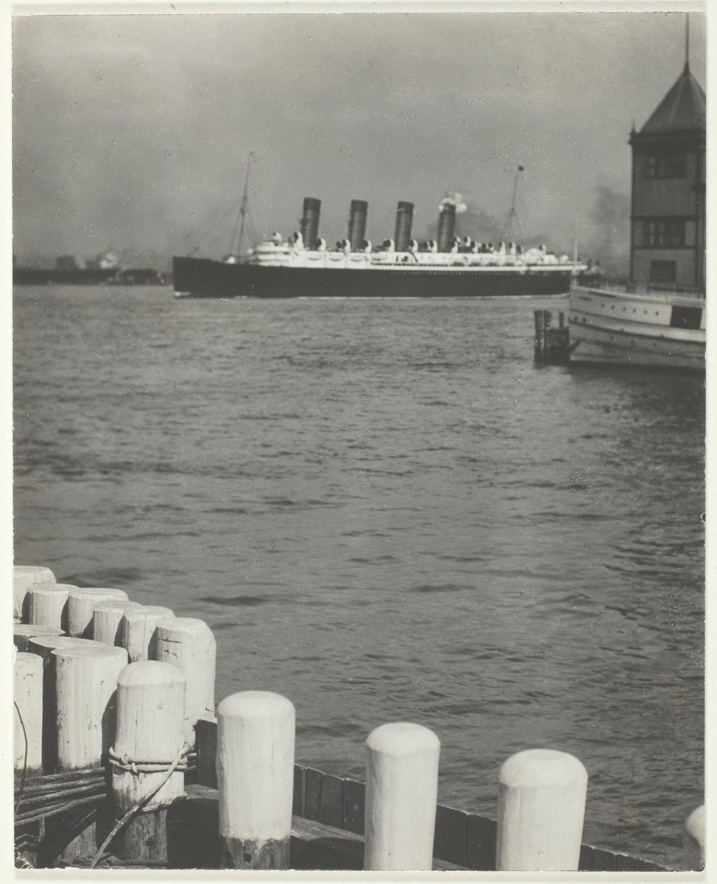 En route, Le Mauretania - Alfred Stieglitz