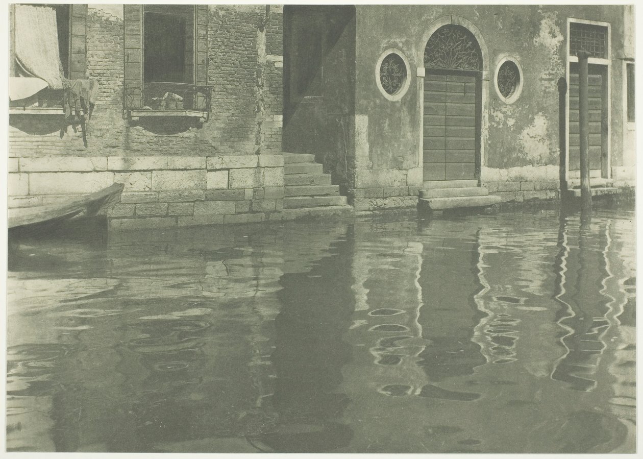Reflets - Venise, 1894, imprimé 1897 - Alfred Stieglitz
