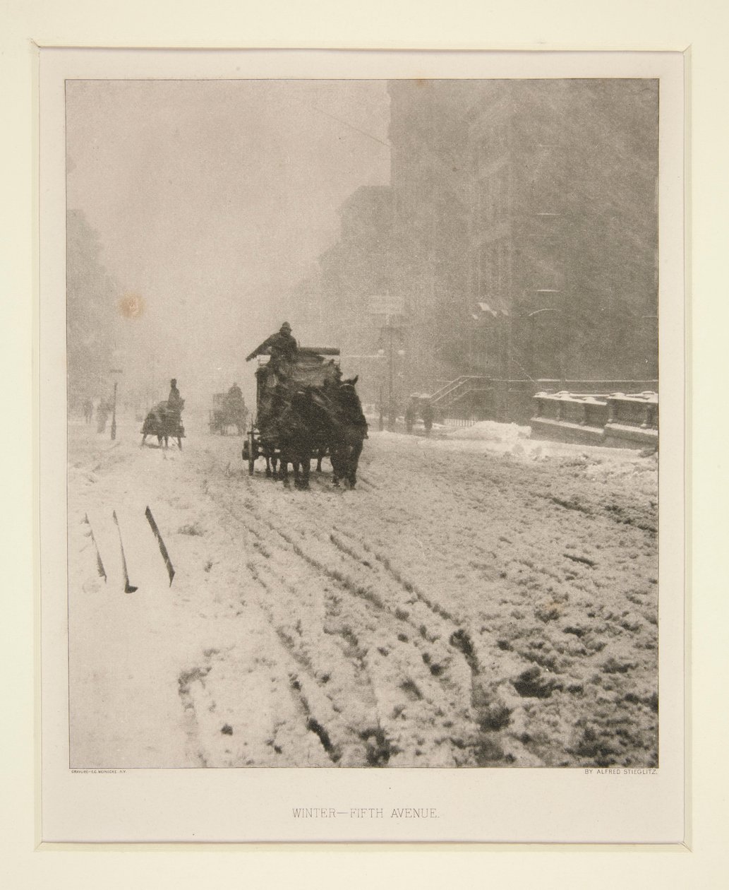Hiver - Cinquième Avenue - Alfred Stieglitz