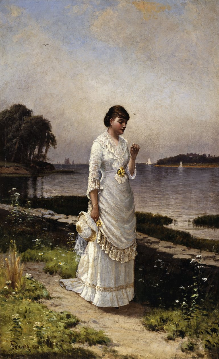 La bague de fiançailles, 1880 - Alfred Thompson Bricher