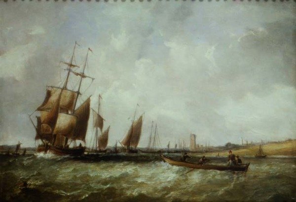 Navigation dans le canal de Bristol - Alfred Vickers