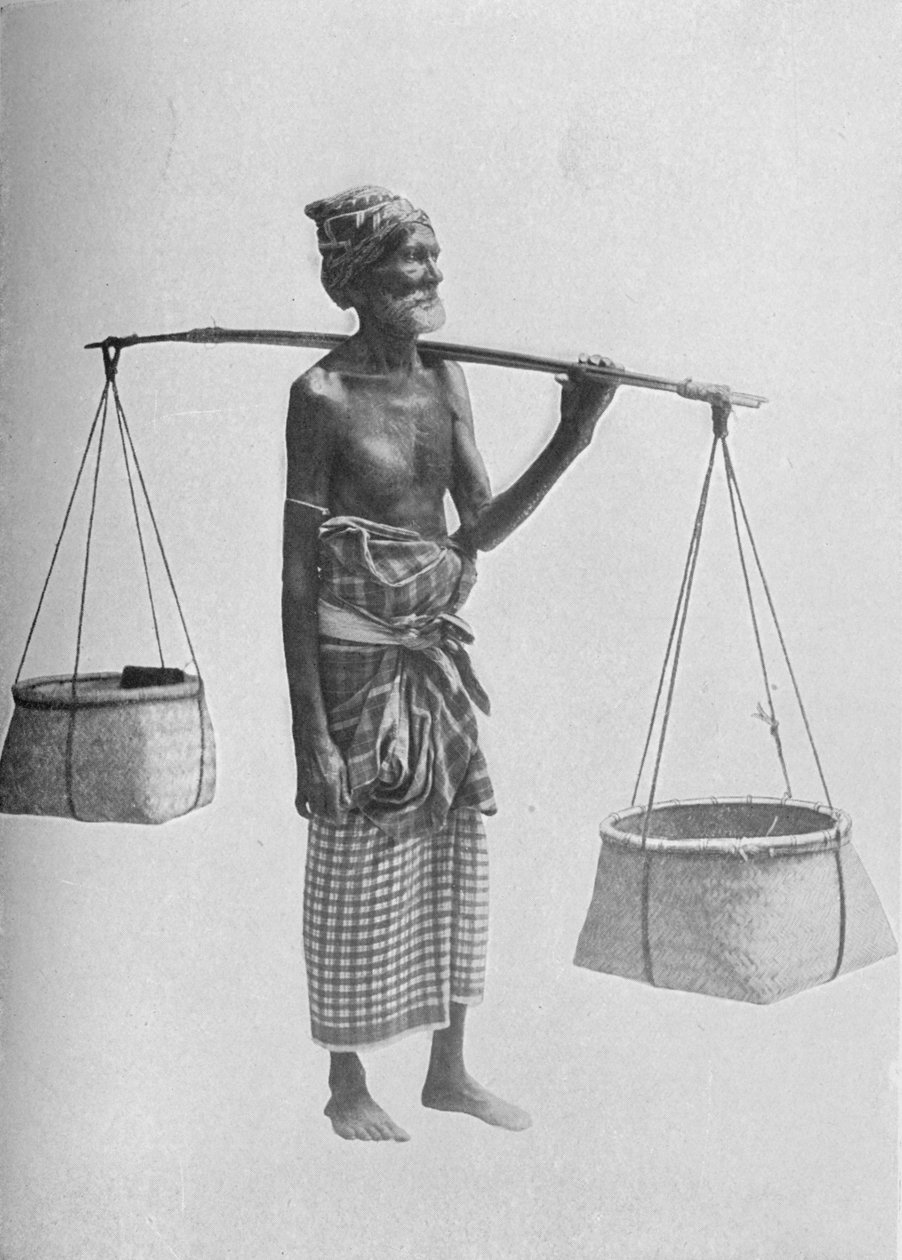 Porteur de Pingo, vers 1890, 1910 - Alfred William Amandus Plate