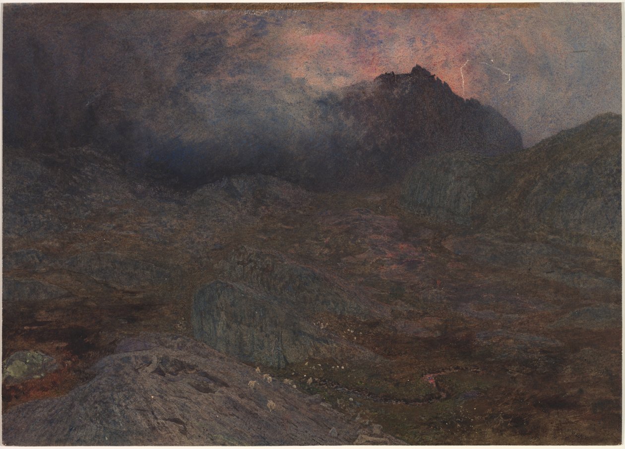 Cwm Trifaen, vers 1857 - Alfred William Hunt