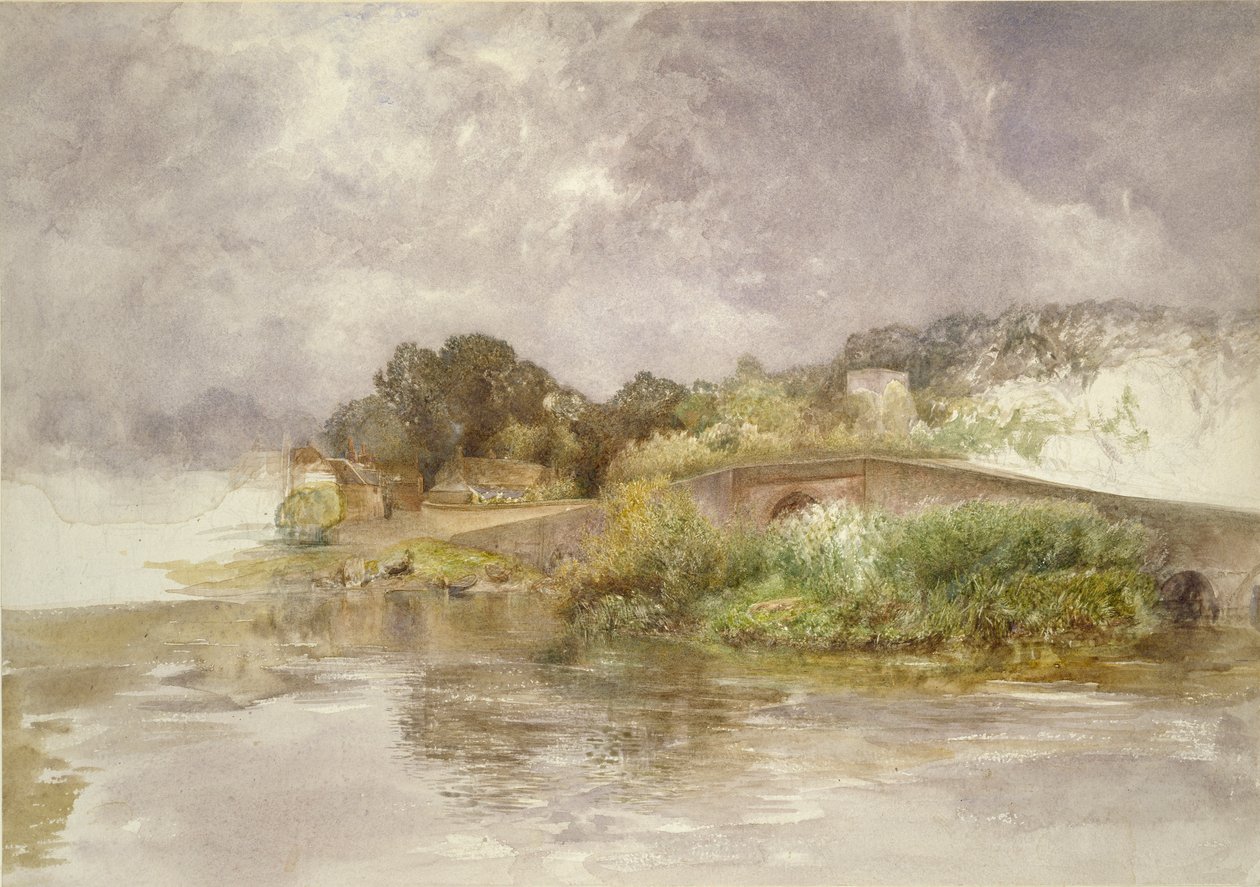 Pont de Sonning, vers 1882 - Alfred William Hunt