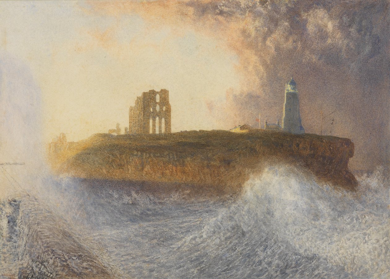 Tynemouth Pier: Vent du nord-est, 1866 - Alfred William Hunt