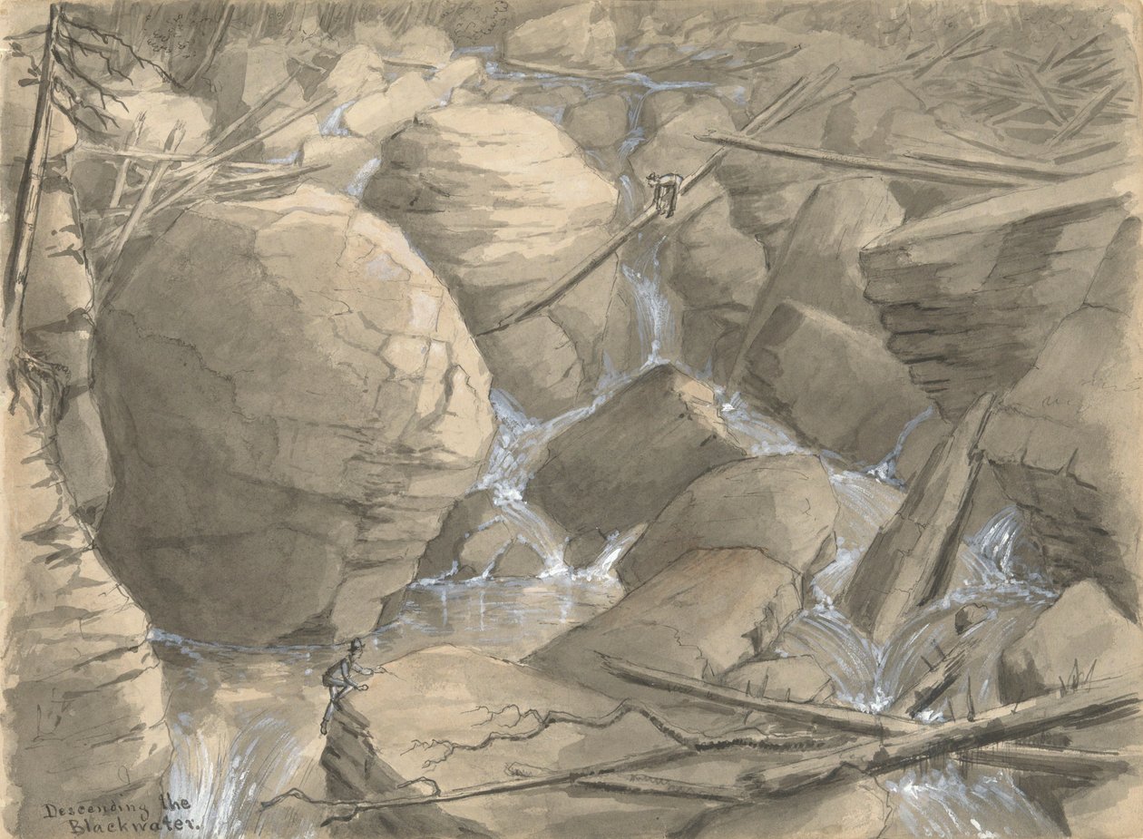 Descente du Blackwater - Alfred Wordsworth Thompson