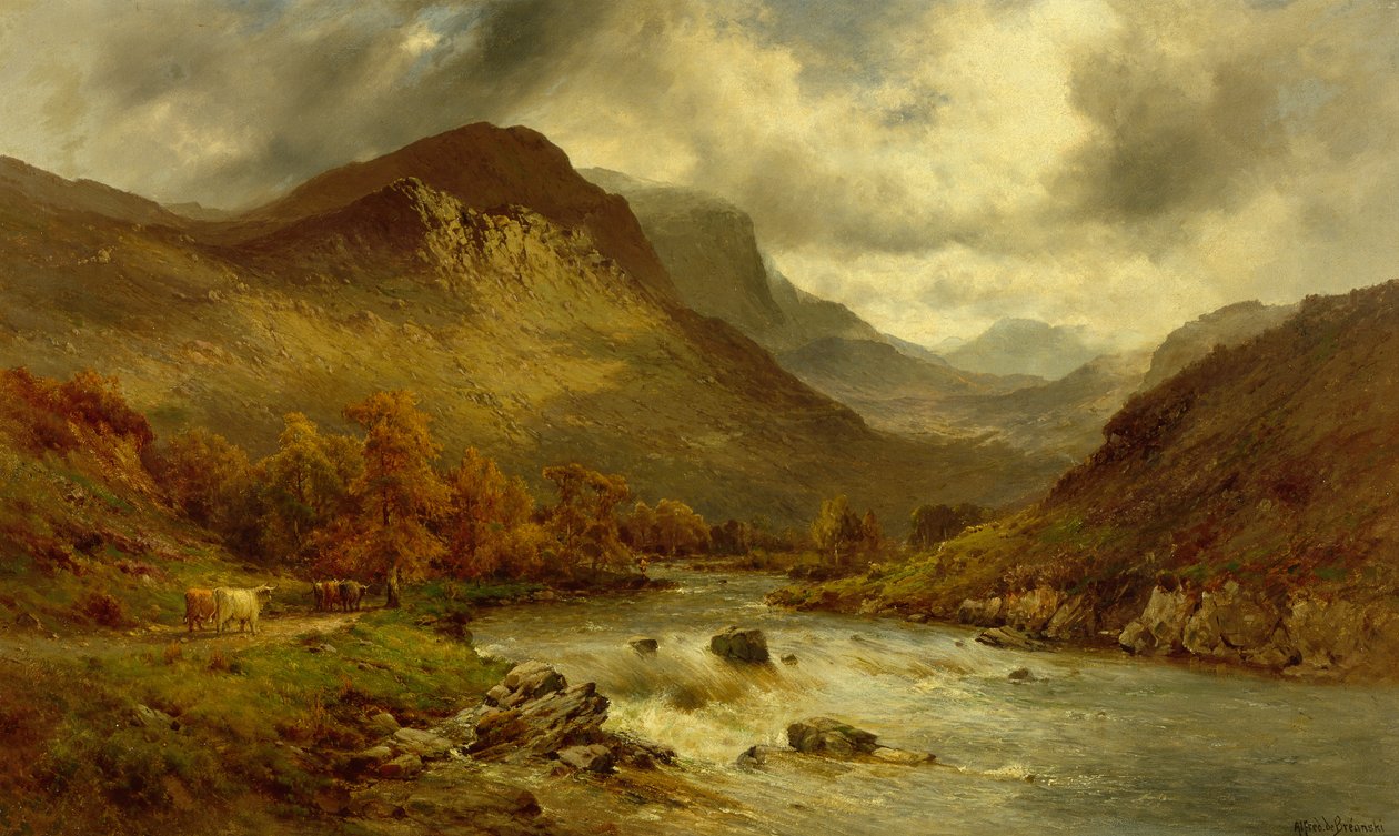 Automne à Selkirk - Alfred de Breanski