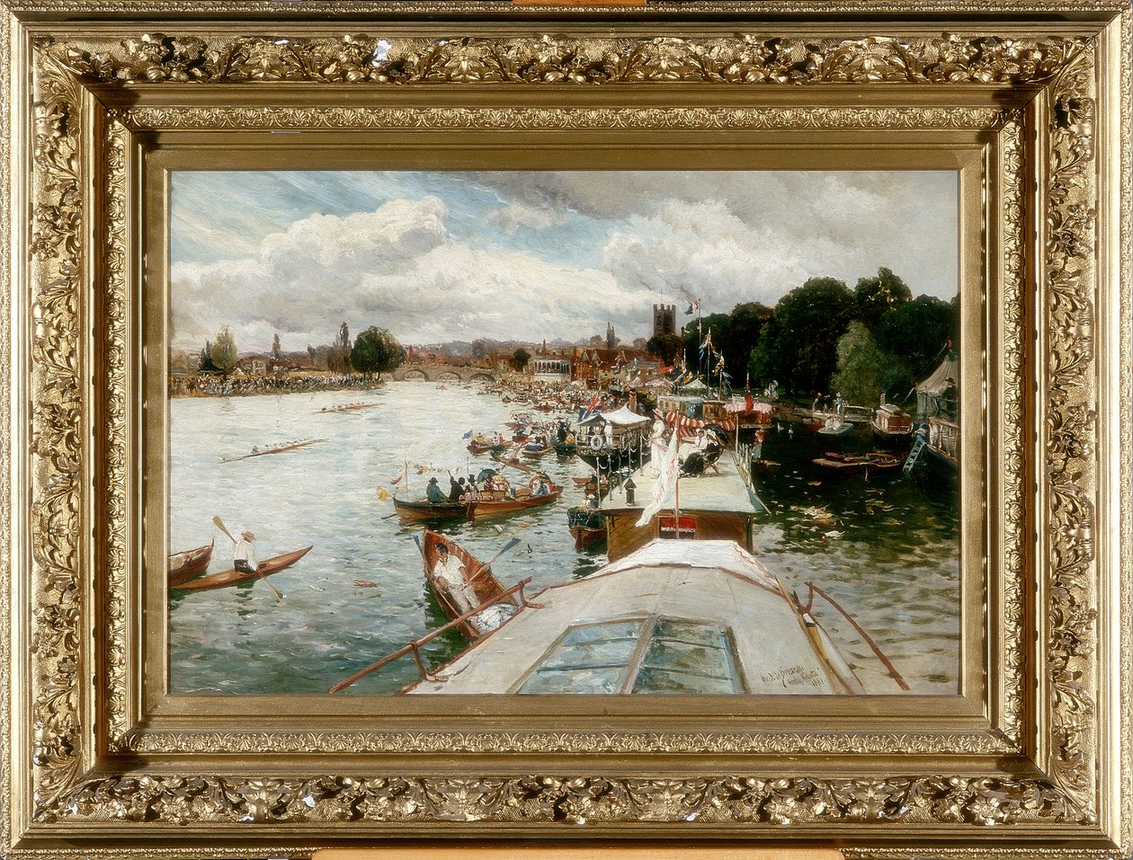 Régate de Henley, 1881 - Alfred de Breanski