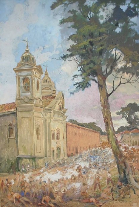 Cabanos attaquant le Trem - Alfredo Norfini
