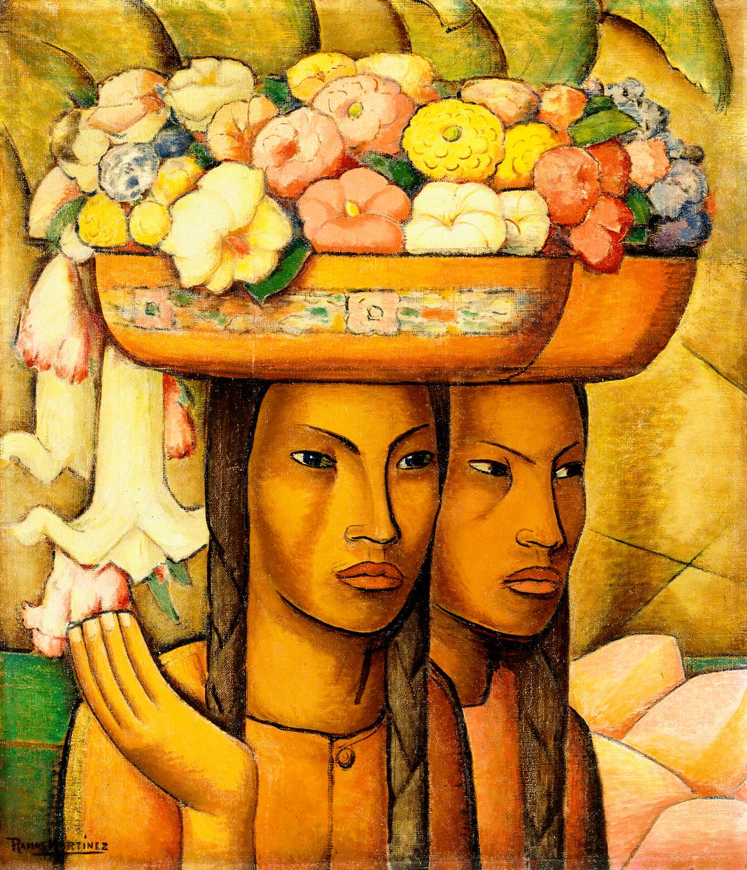 Vendeurs de fleurs - Alfredo Ramos Martinez