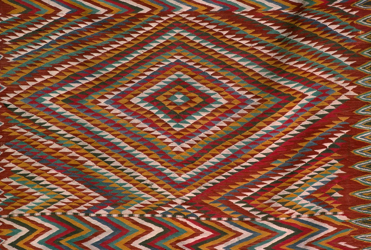 Tapis de la vallée du Mzab, détail - Algerian School