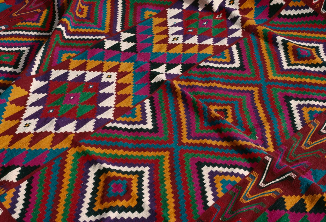 Tapis de la vallée du Mzab (détail) - Algerian School