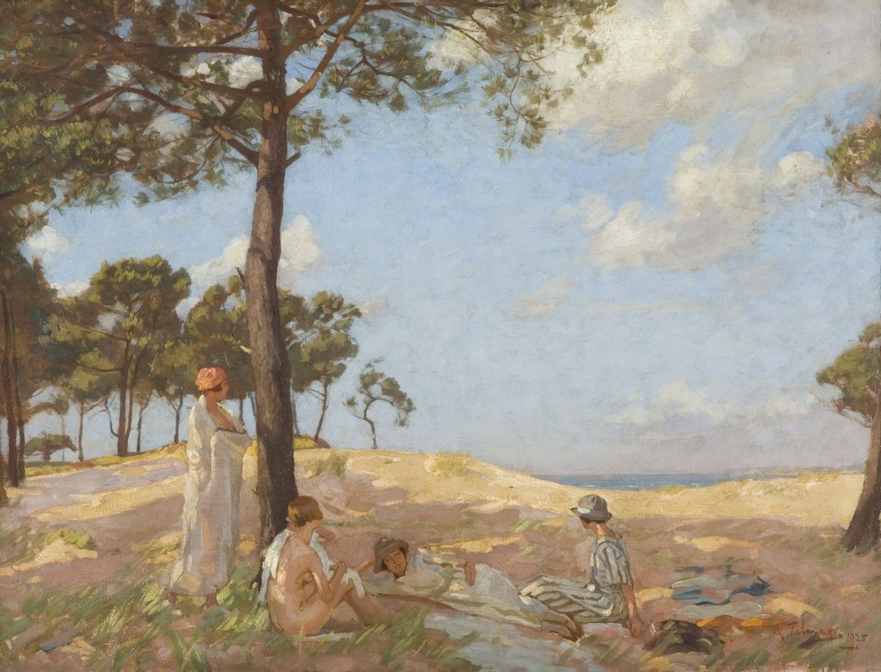 Baigneurs, Pas de Calais - Algernon Mayow Talmage
