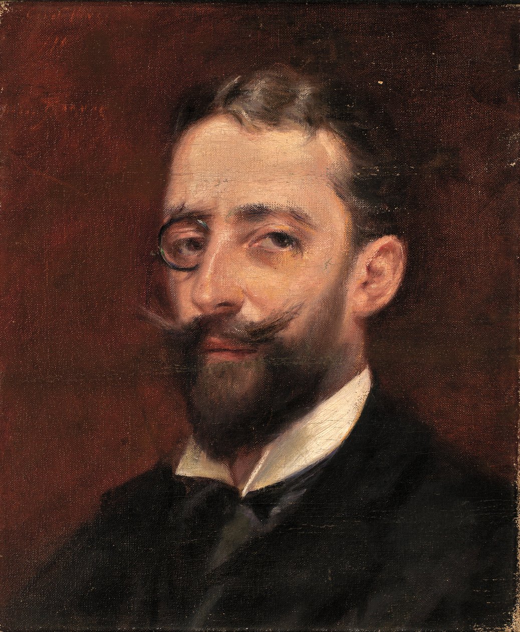 Homme avec un monocle - Alice Pike Barney