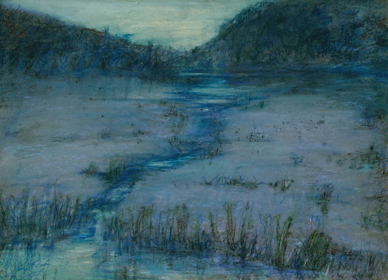 Marais au coucher du soleil - Alice Pike Barney