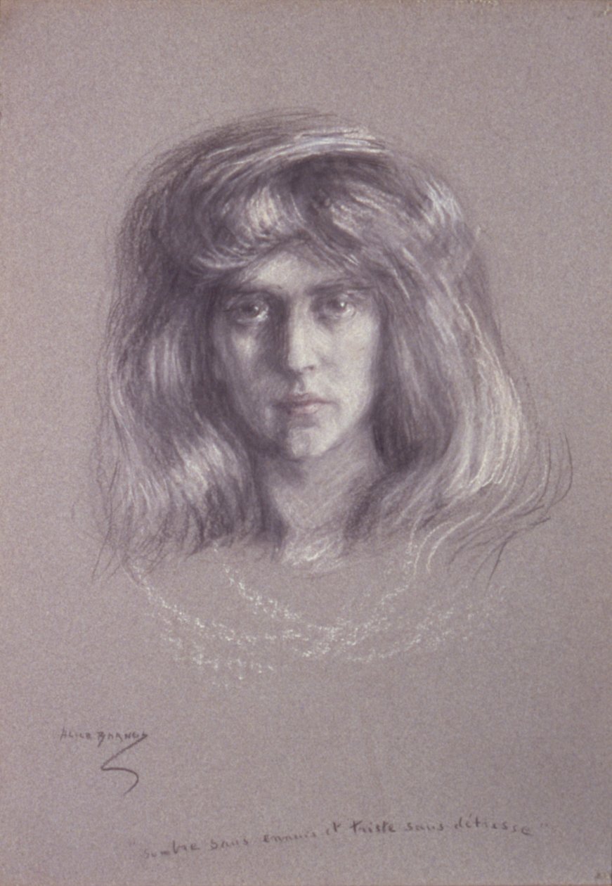 Natalie aux cheveux flottants - Alice Pike Barney