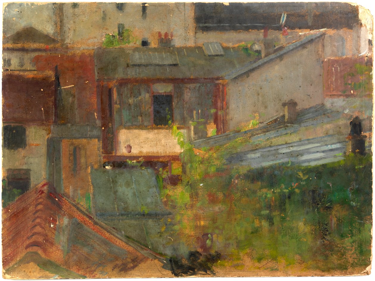 Toits, vers 1900 - Alice Pike Barney
