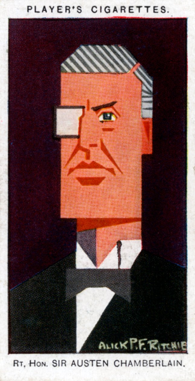 Austen Chamberlain, homme politique britannique, 1926 - Alick P. F. Ritchie