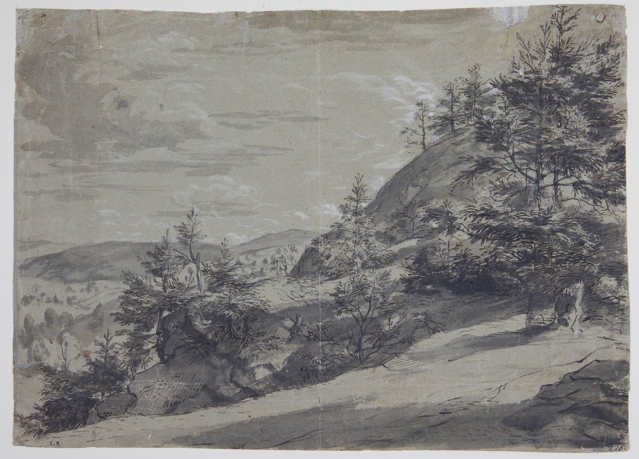 Paysage de colline - Allaert van Everdingen